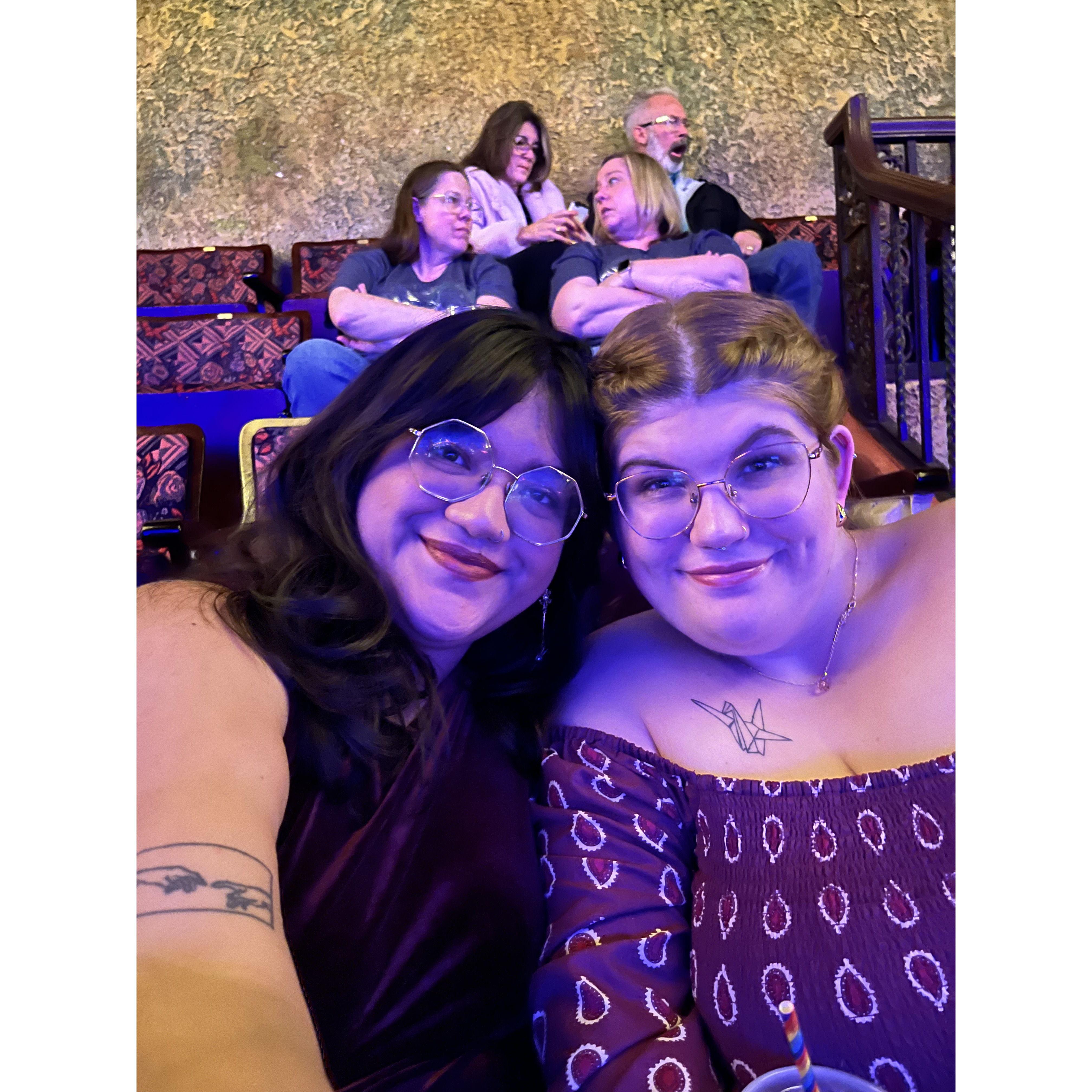 Catching a show at the Majestic