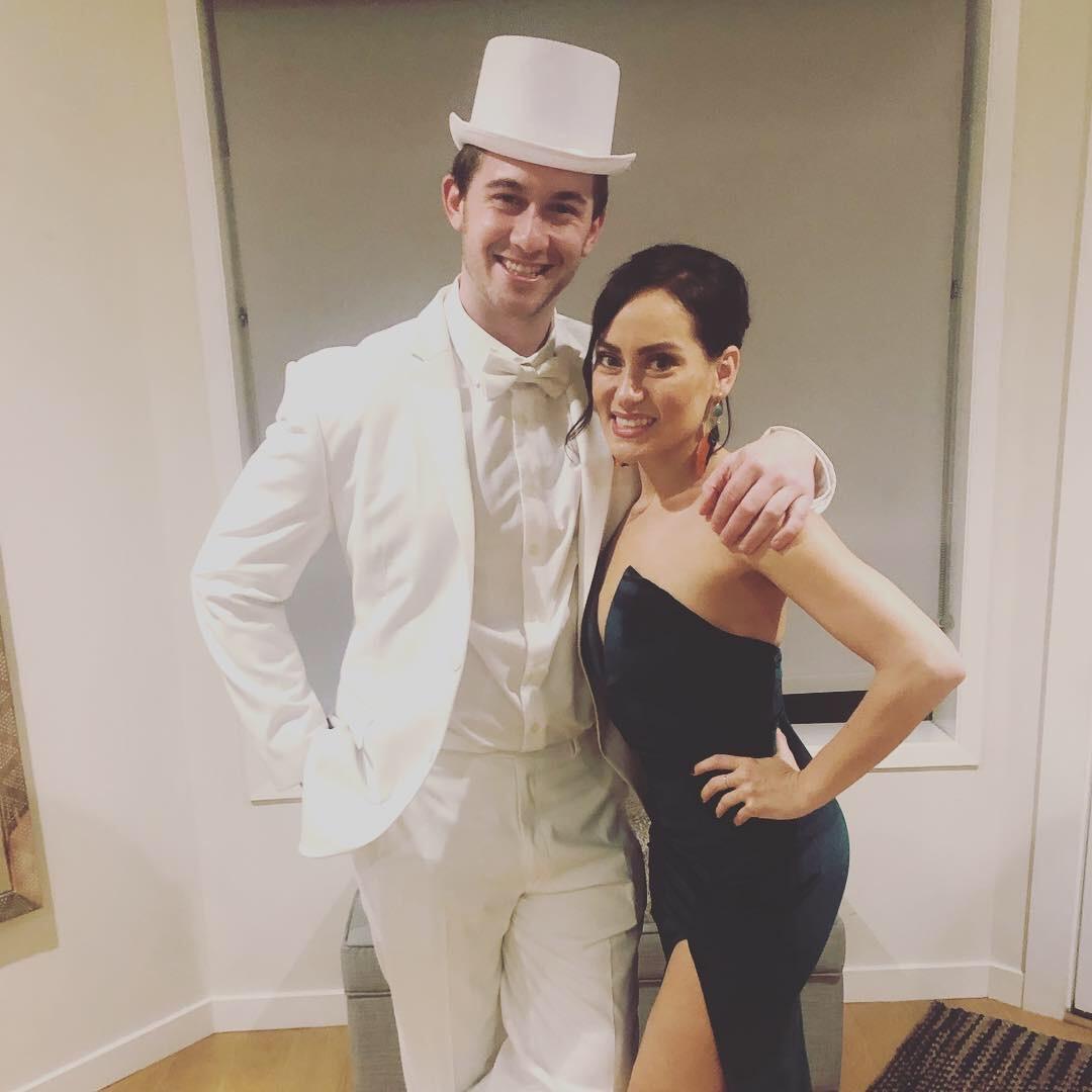 Marina Prom! Stephanie finally let Matt wear his white suit to the Guardsmen Christmas formal, knowing full well it would get ruined. She's playing chess he's playing checkers!