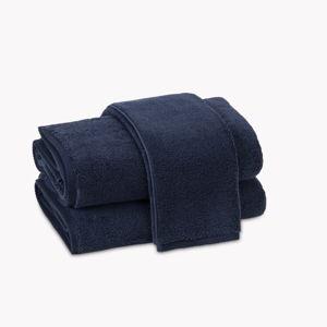 Matouk Milagro Wash Cloths in Navy