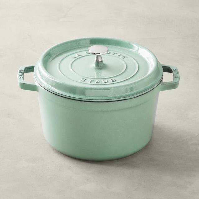 Staub Enameled Cast Iron Deep Oven, 5-Qt., Sage