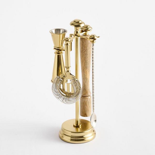 Harrison 5-Piece Bar Tools Set - Gold