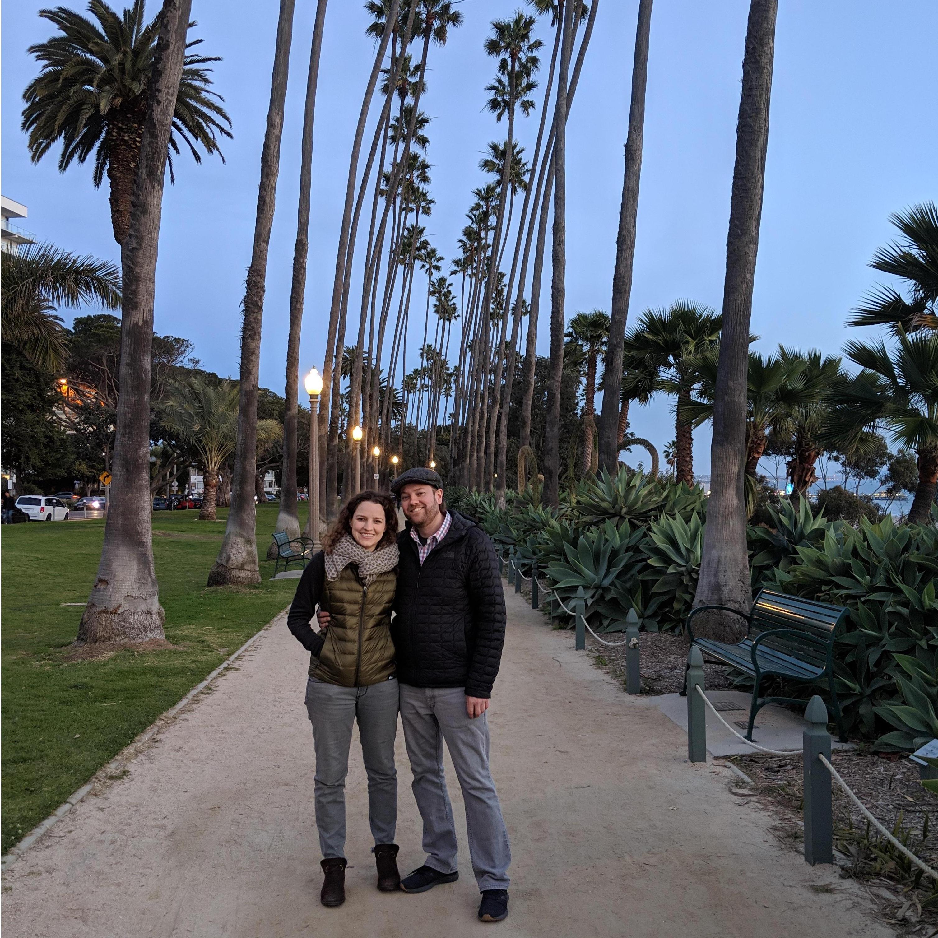 Anna prefers her palm trees with Minnesota temps.