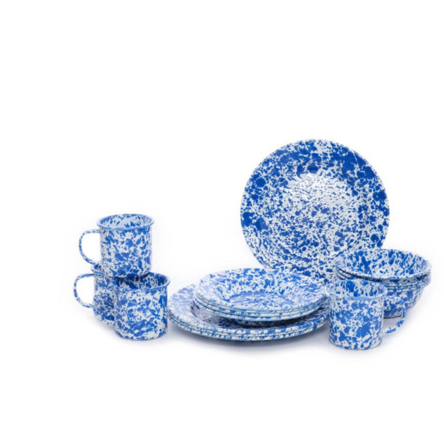 Splatter 16 Piece Dinnerware Set