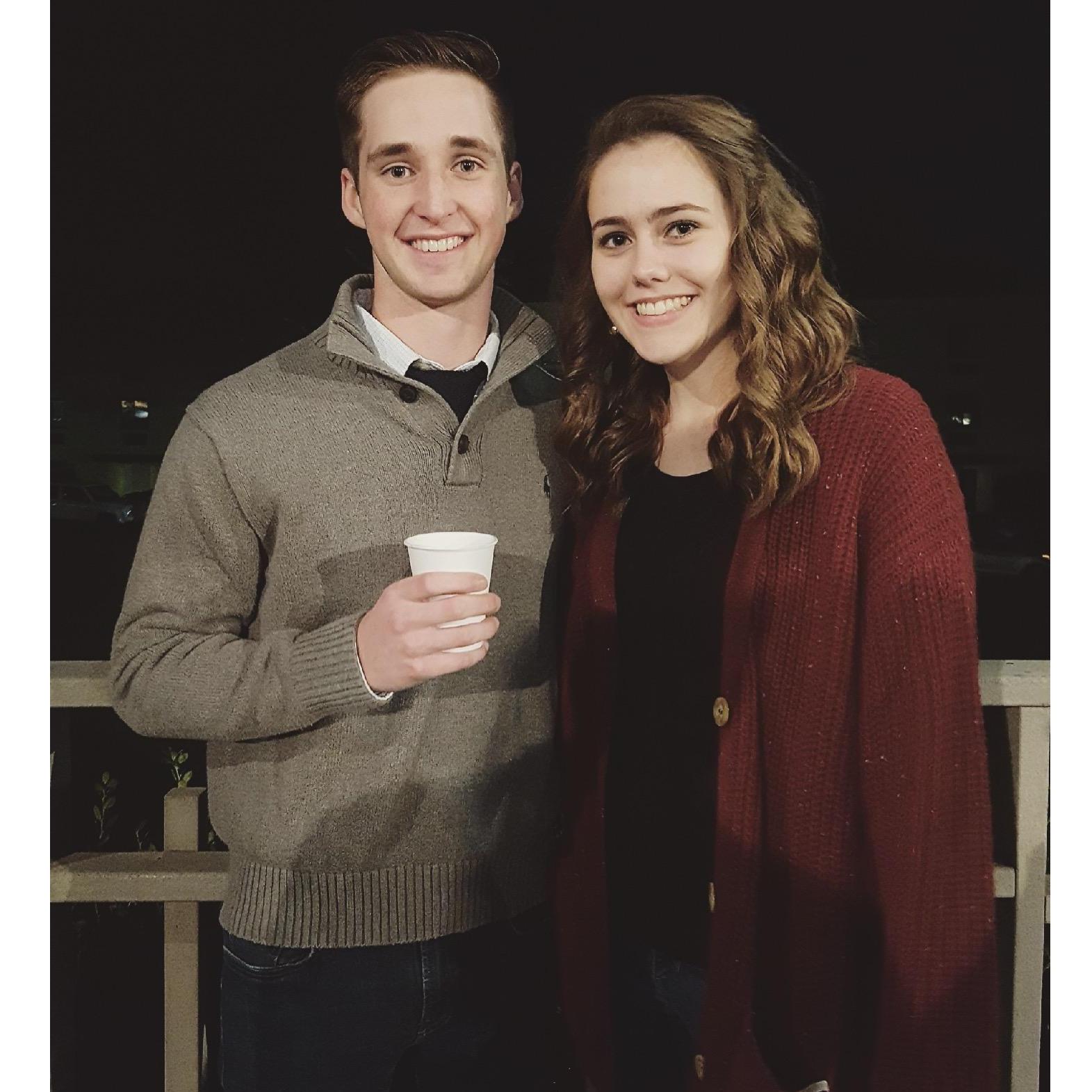 Our first date was to a Christmas play, The Christmas Carol.