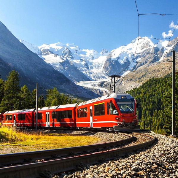 Scenic Train Tickets for Two Through Switzerland
