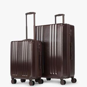 Ambeur 2-Piece Luggage Set in Walnut