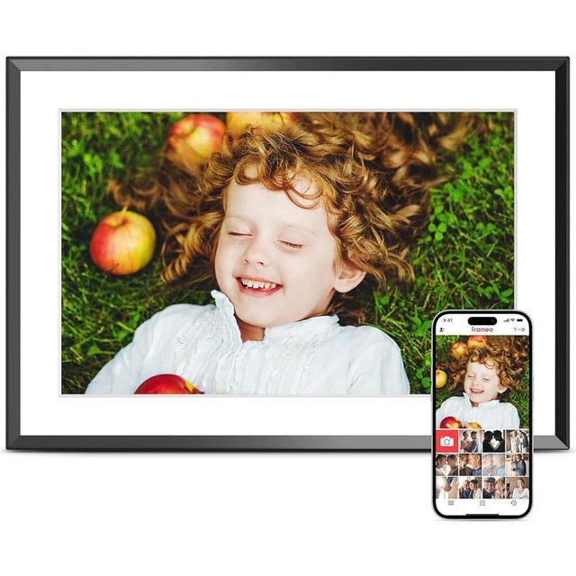 2K 64GB Digital Picture Frame, 10.1 Inch Frameo Digital Frame WiFi, 1920 * 1200 Touch Screen, Share Photos& Videos Instantly, Auto-Rotate, Digital Photo Frame for Wall, Birthday Gifts for Friends
