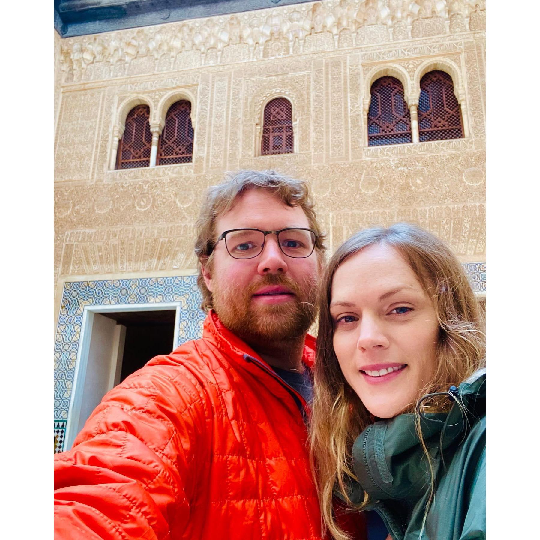 2022 - At the Alhambra in Granada, Spain.