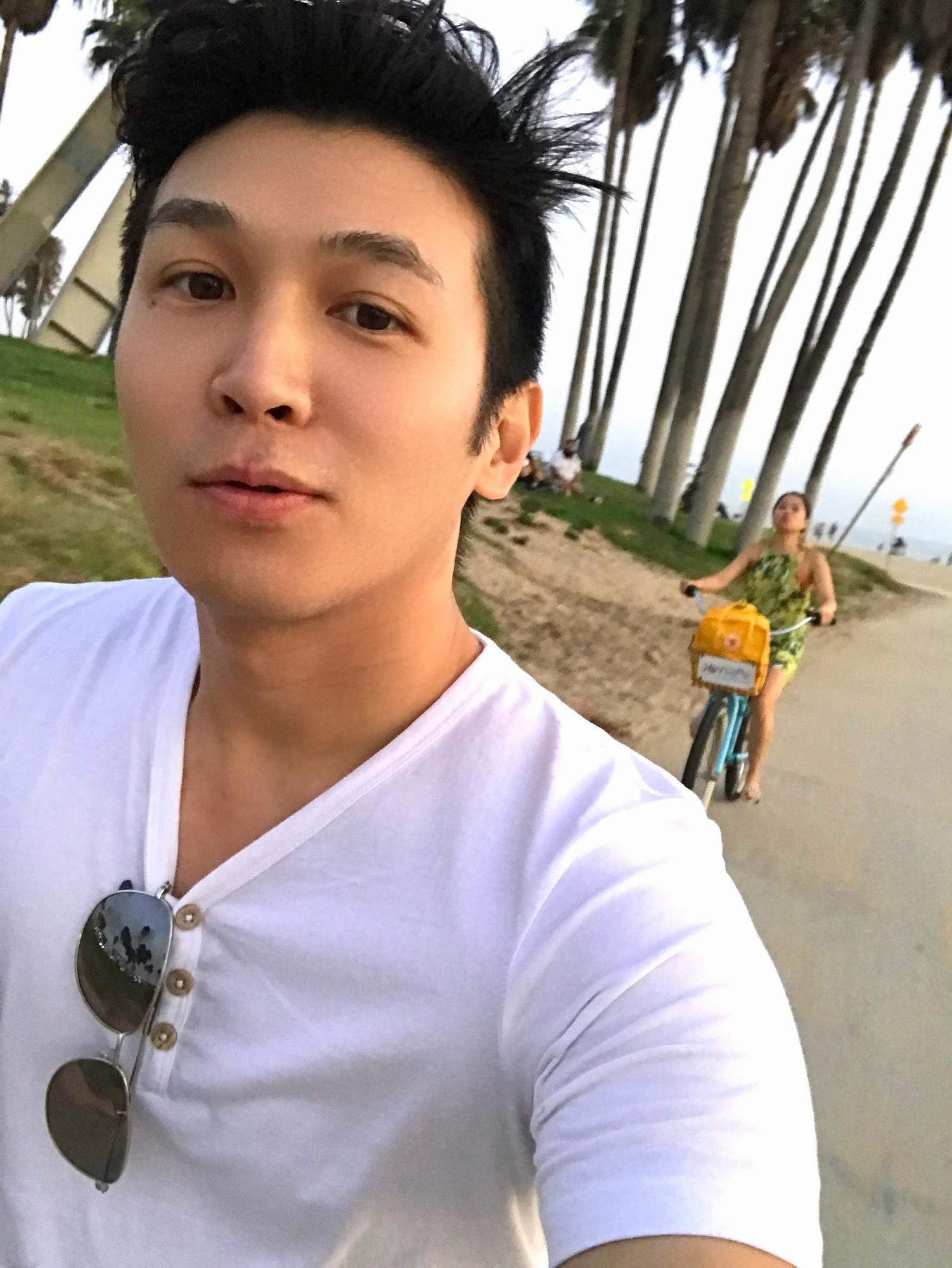 Summer 2019- Biking along the beachfront path at Santa Monica.