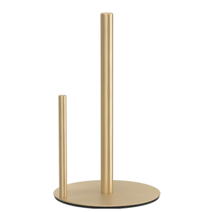 Paper Towel Holder Gold, Premium Stainless Steel Kitchen Roll Dispenser, Countertop Roll Organizer