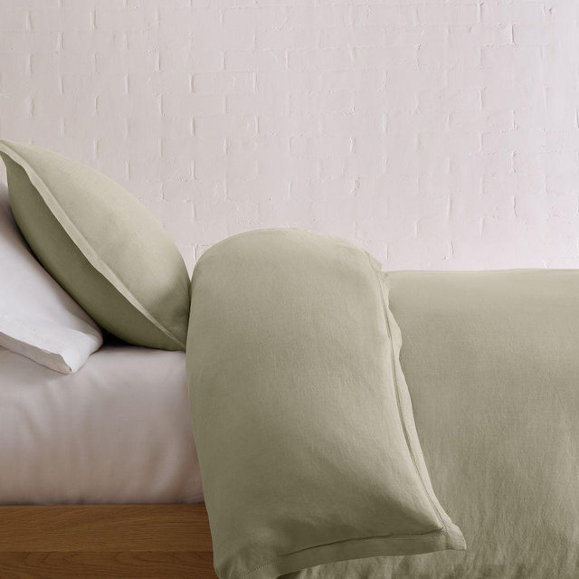 Signature Tencel Linen Duvet, King/Cal. King, Elm