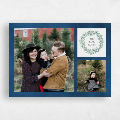 Blue Holiday Card - Pawleys