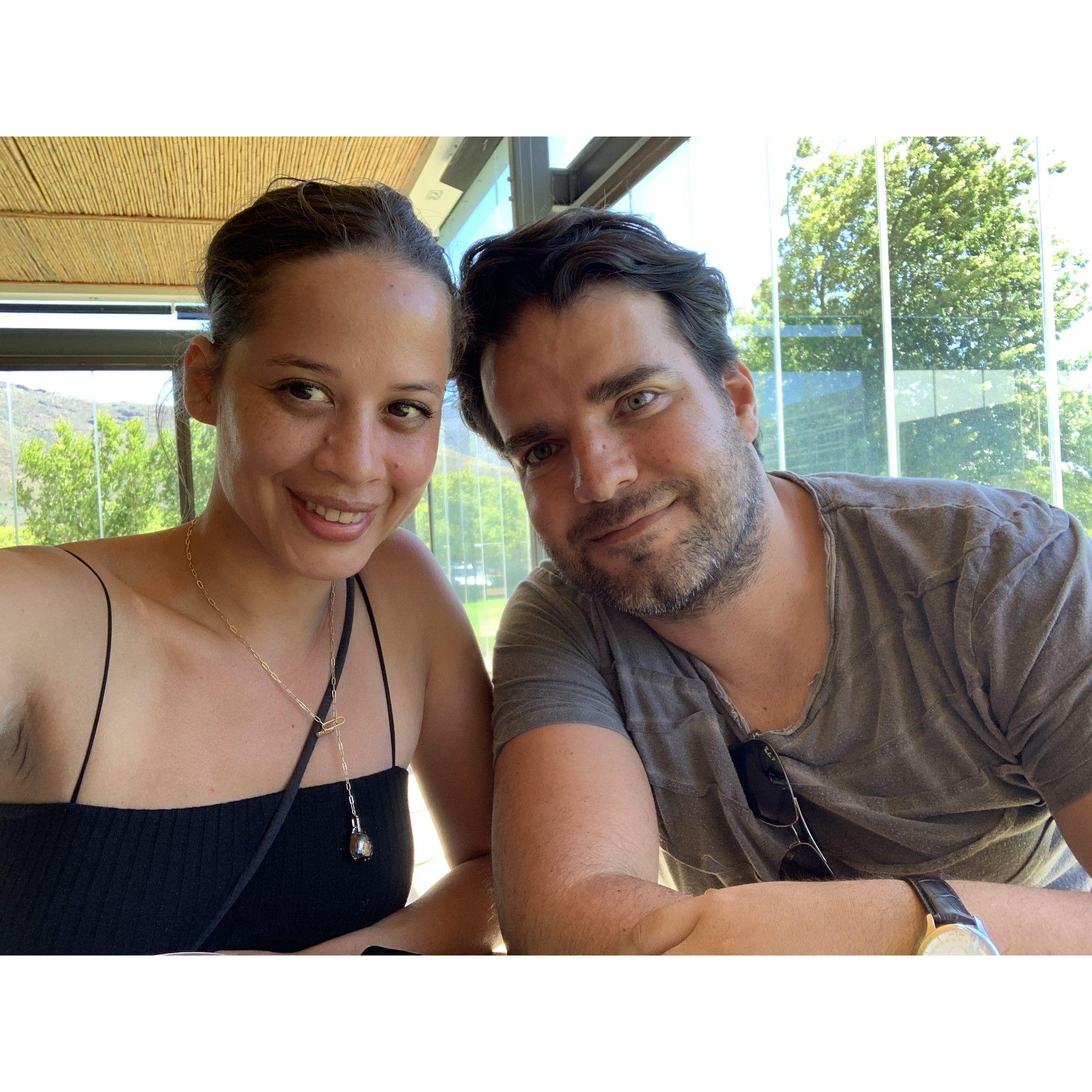 Franschhoek wine farm lunch in 2020