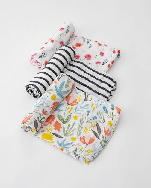 Cotton Muslin Swaddle 3 Pack - Wild Mums Set