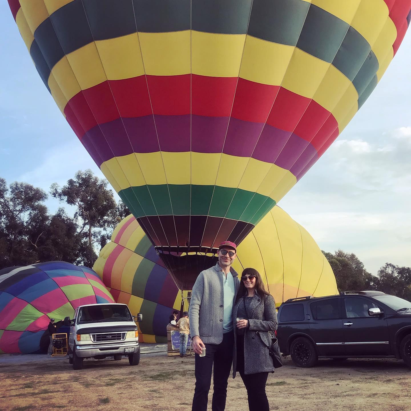 We took a hot air balloon ride last year. It was amazing 10/10 would highly recommend