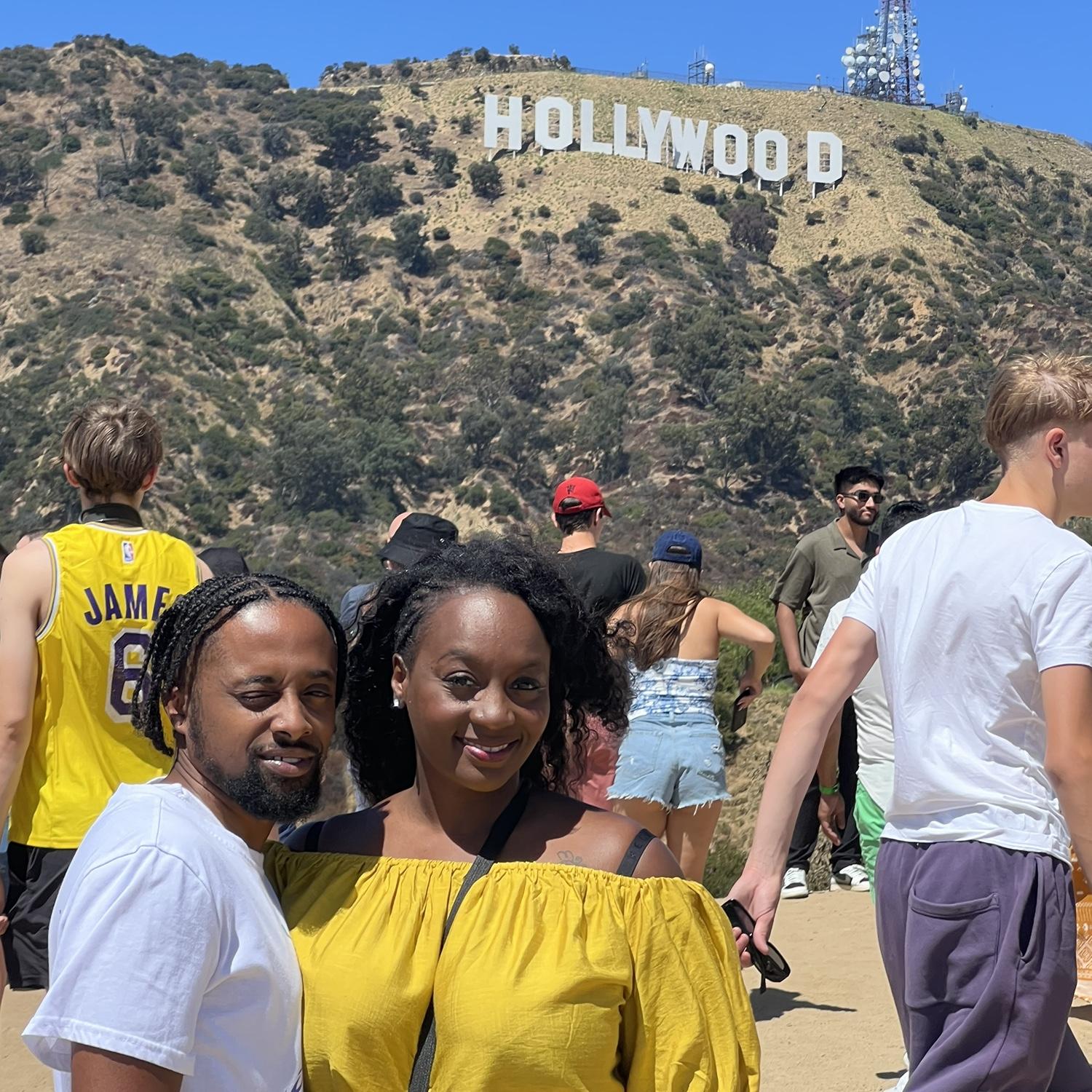 This was taken during our trip to LA to meet a long-time client.