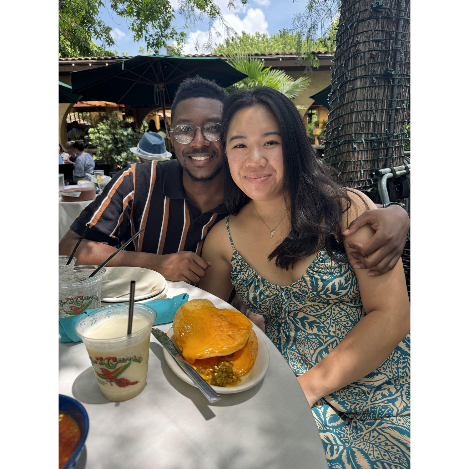 Manny visited Adyson’s extended family in Texas