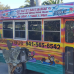 Monkey Bus Free transportation around the Island