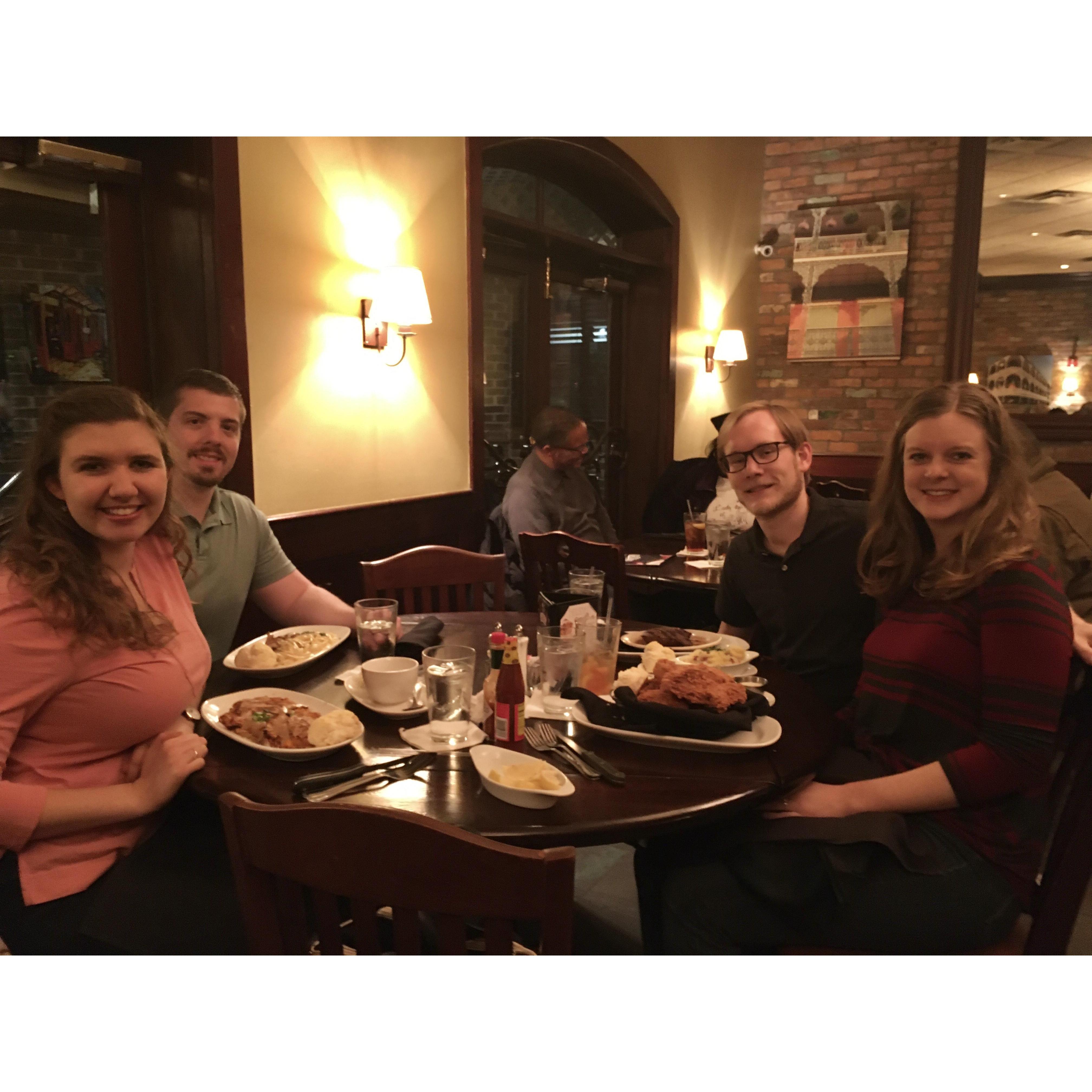 First Double Date 
October 2019