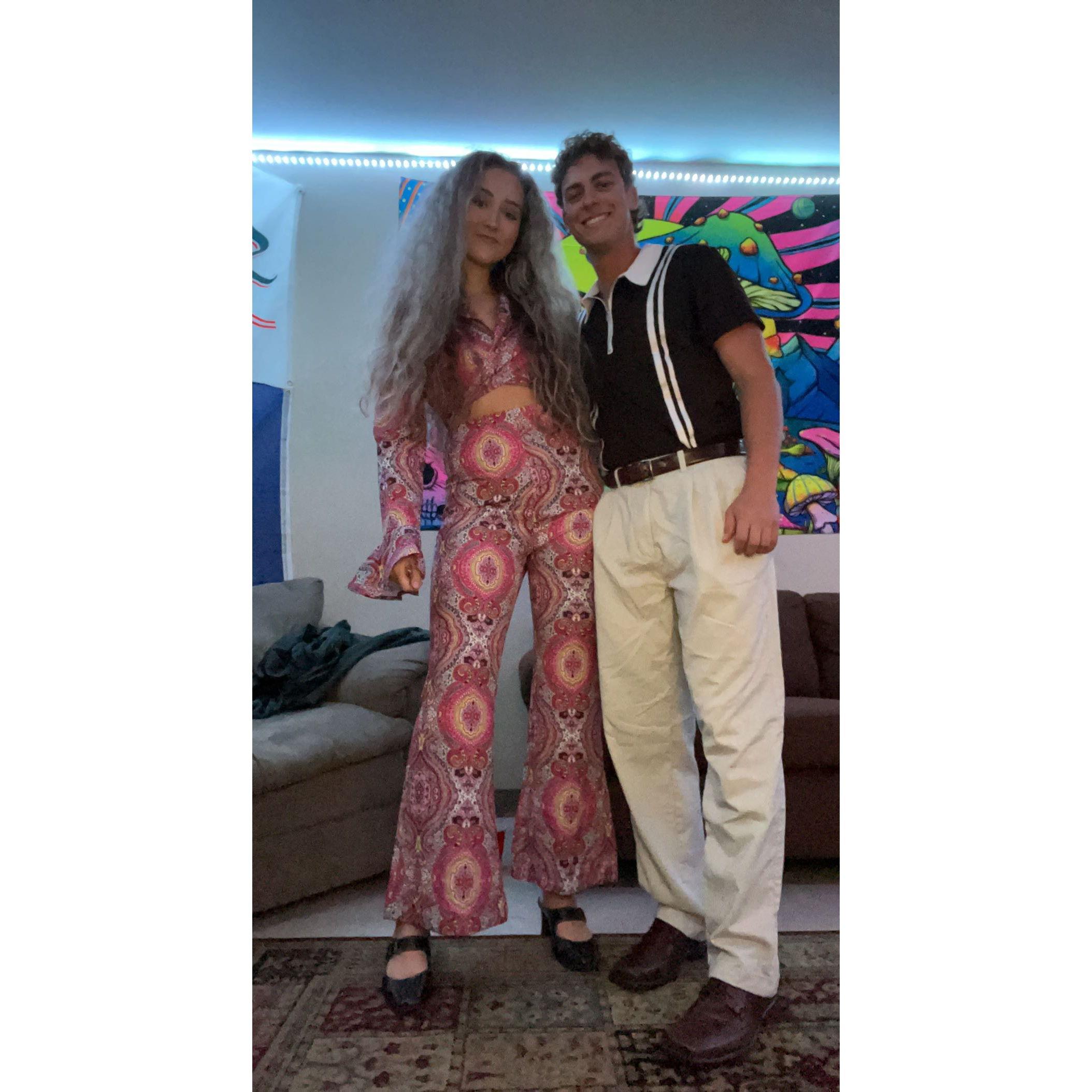 70's theme Halloween night.