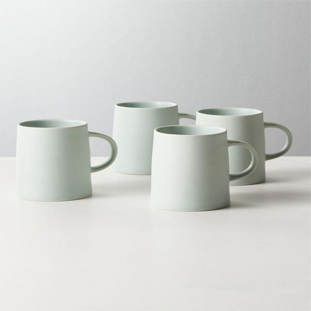 Valley Matte Icy Blue Mugs Set of 4