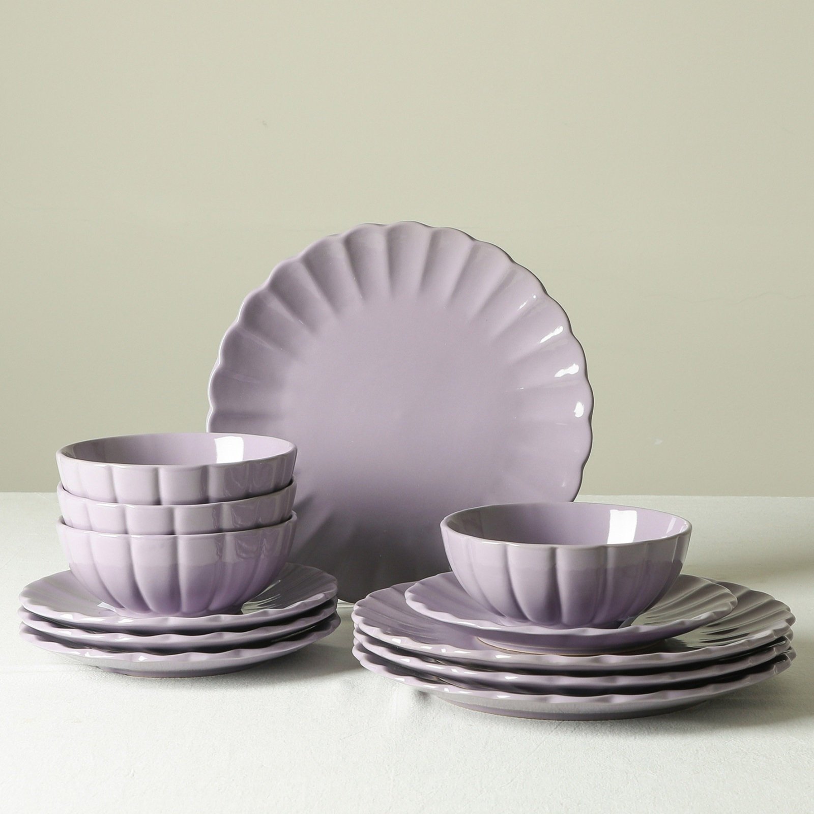 トーンヌール＆トーンヌールプレミアムセット Earth & Clay, Phoenix 12-Piece Dinnerware Set, Service for 4 | Zola
