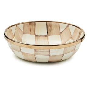 Mocha Check Relish Dish