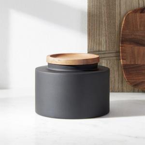 Clark Small Matte Black Canister