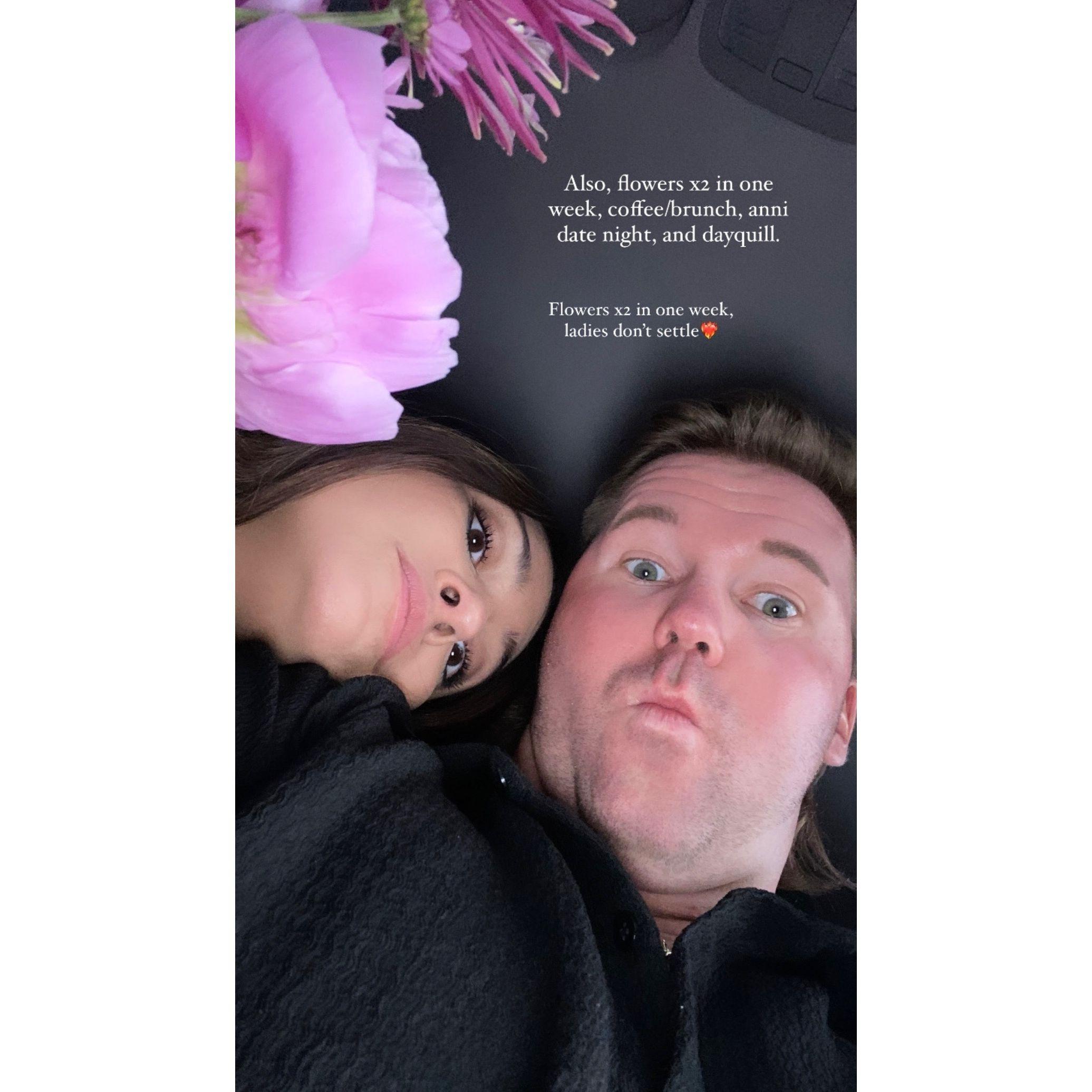1yr anniversary, read the photo, he the best