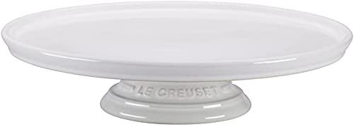 Le Creuset Stoneware Cake Stand, 12", White