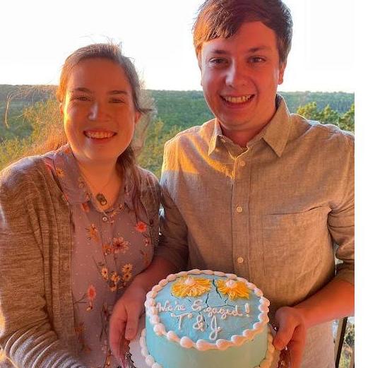Engagement cake, courtesy of Shannon!