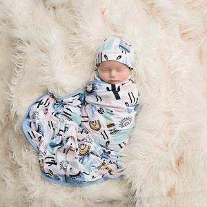 Cool Llama Cactus Swaddle Blanket
