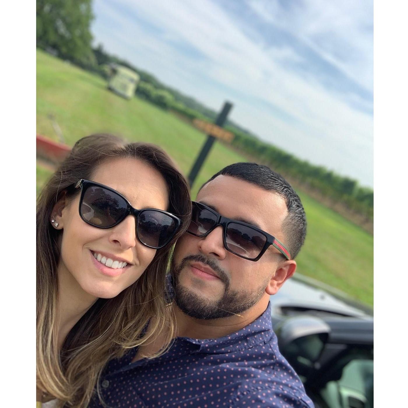 Love kicking back at wineries
