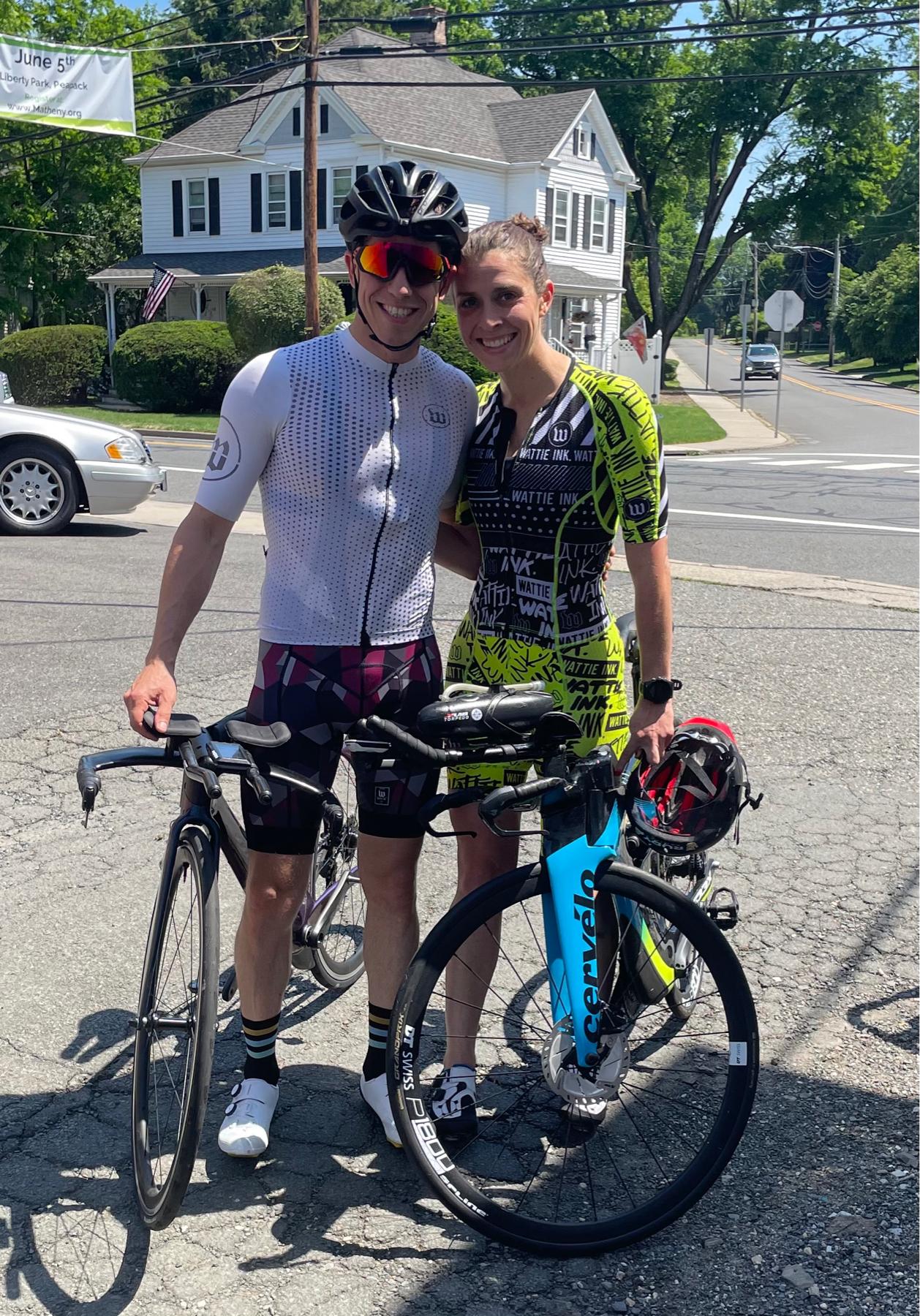 One of our first bike rides together in May 2021😍