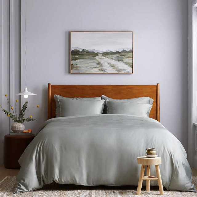 Bamboo Duvet Cover Set - Eucalyptus, Full/Queen