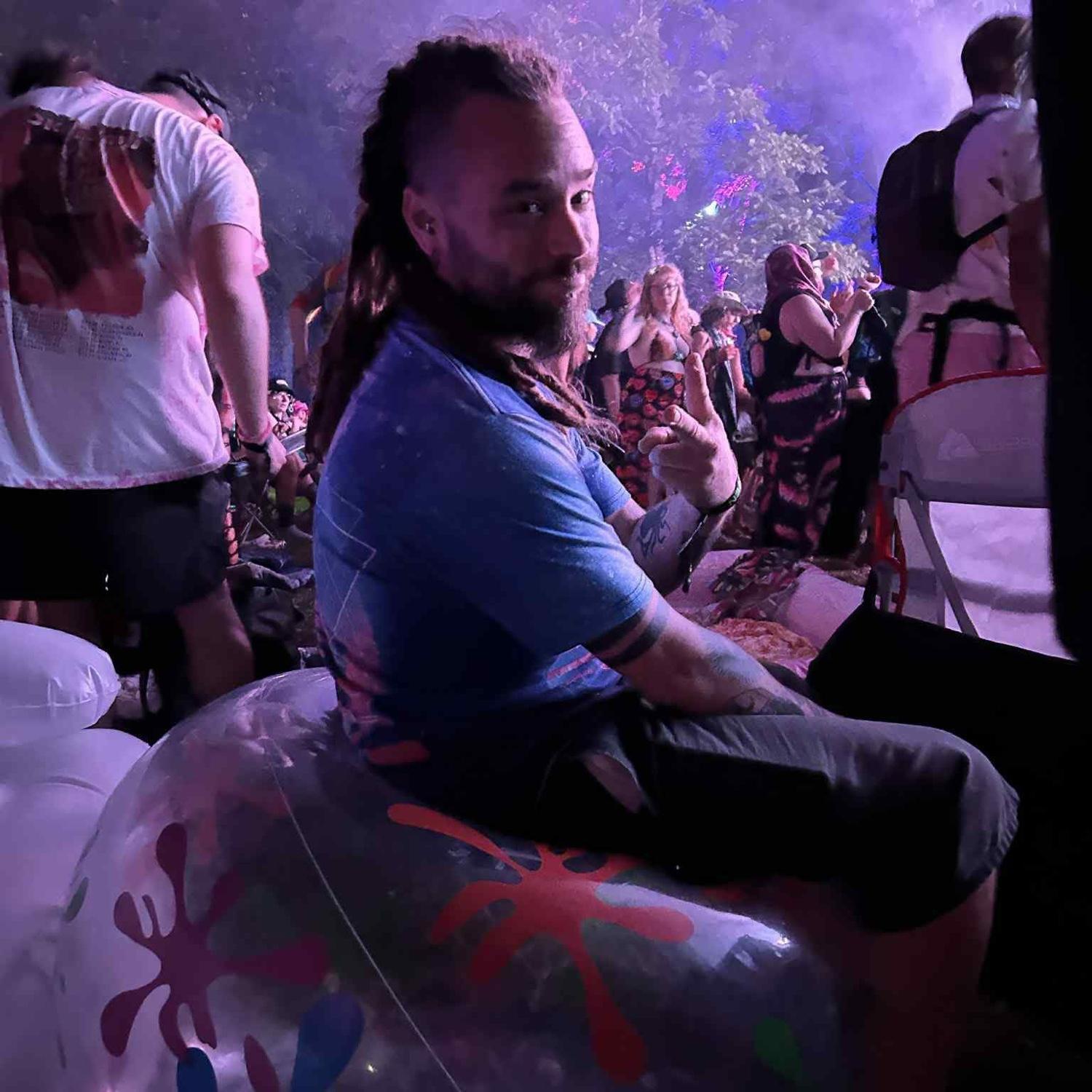 Michael during Soundhaven 2025 🖤