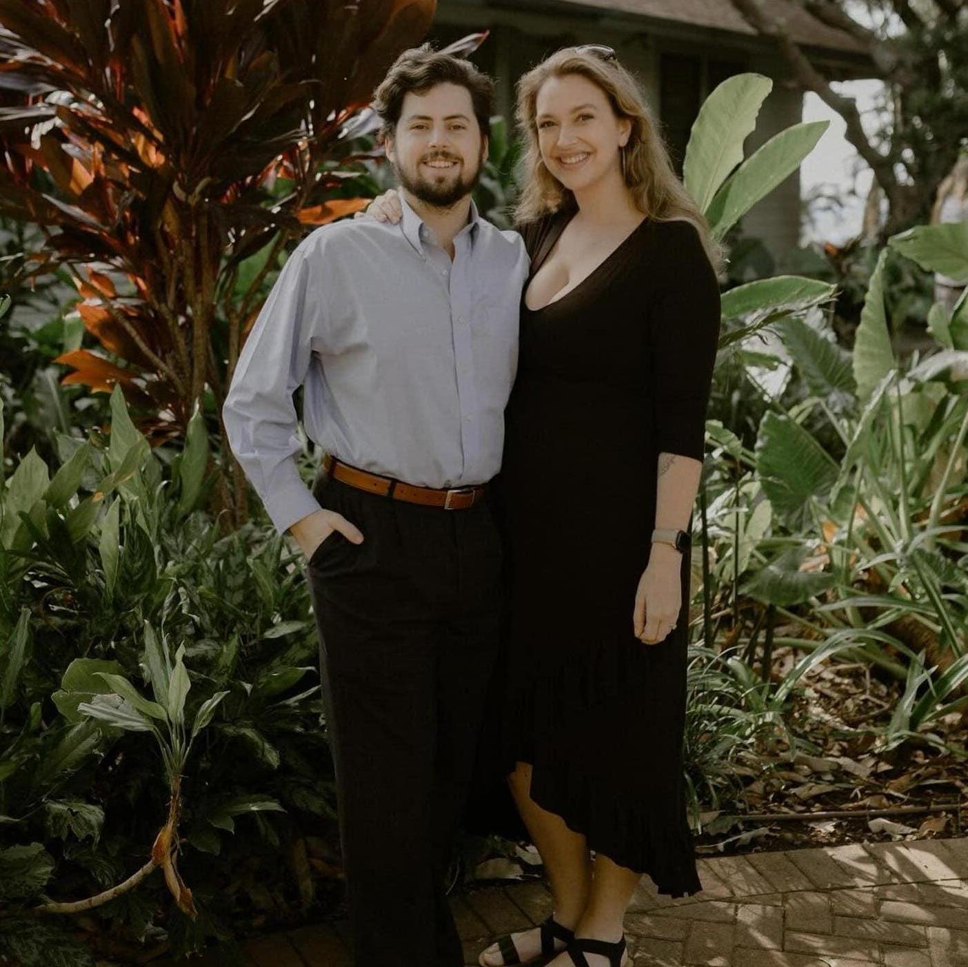 At Frannie and Mckenzie's GORGEOUS hawaii wedding!