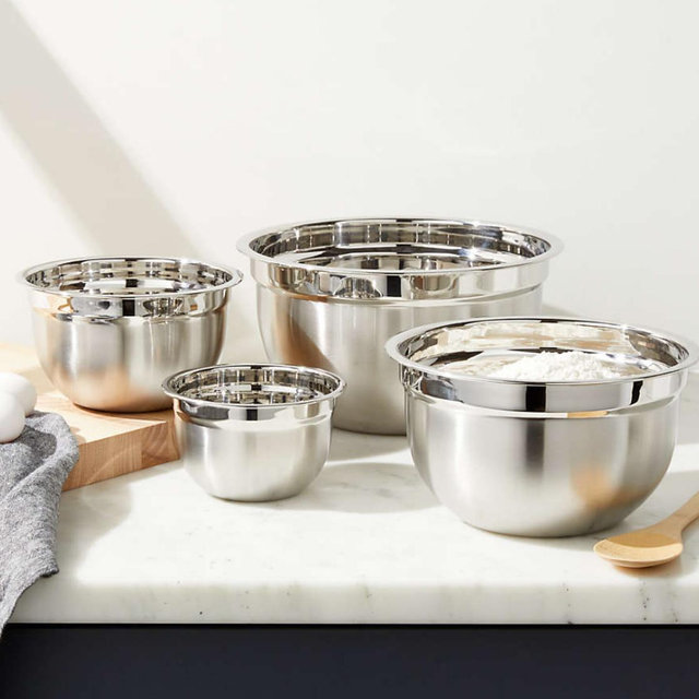 4-Piece Stainless Steel Bowls
