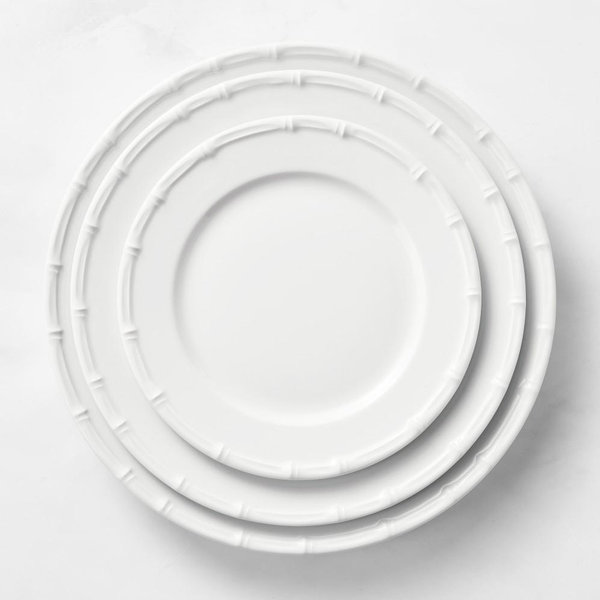 Bamboo Porcelain Salad Plates