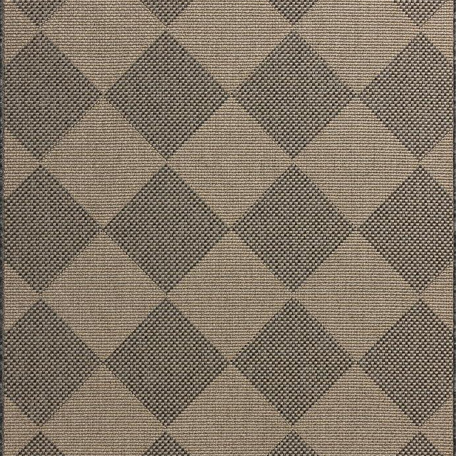 Loloi Chris Loves Julia Providence Collection PRC-04 Graphite/Sand 6'-3" x 9'-2", .12" Pile Height, Indoor/Outdoor Area Rug