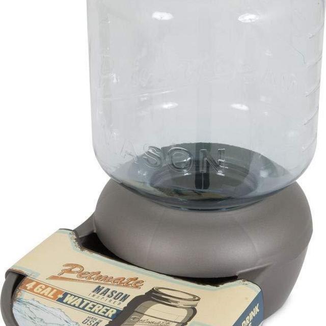 Petmate Replendish Mason Gravity Waterer Cat and Dog Water Dispenser 4 Sizes