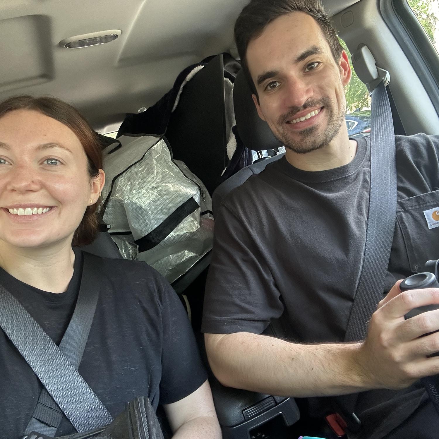 June 2025 • Moved from DC to Chicago (not pictured: Perri meowing on my lap the entire drive)