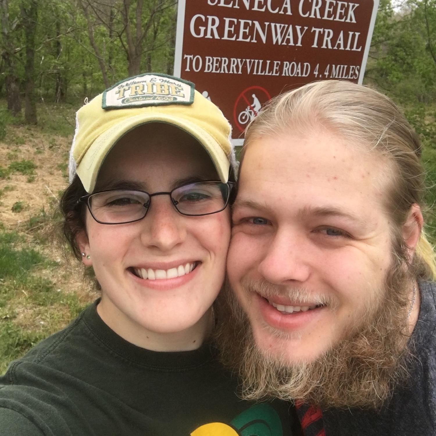 Always happy to hit the trail