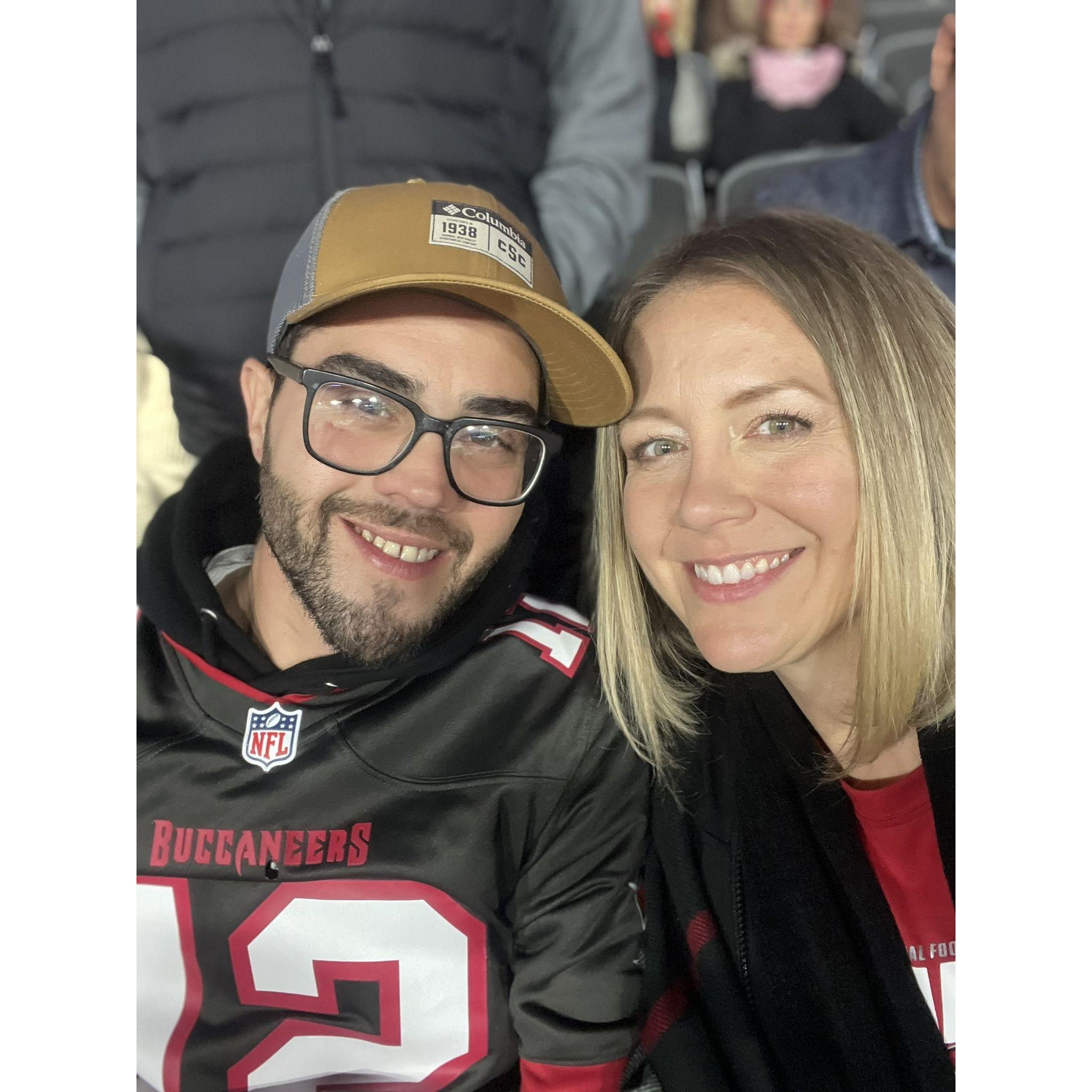 Moments before we got engaged!