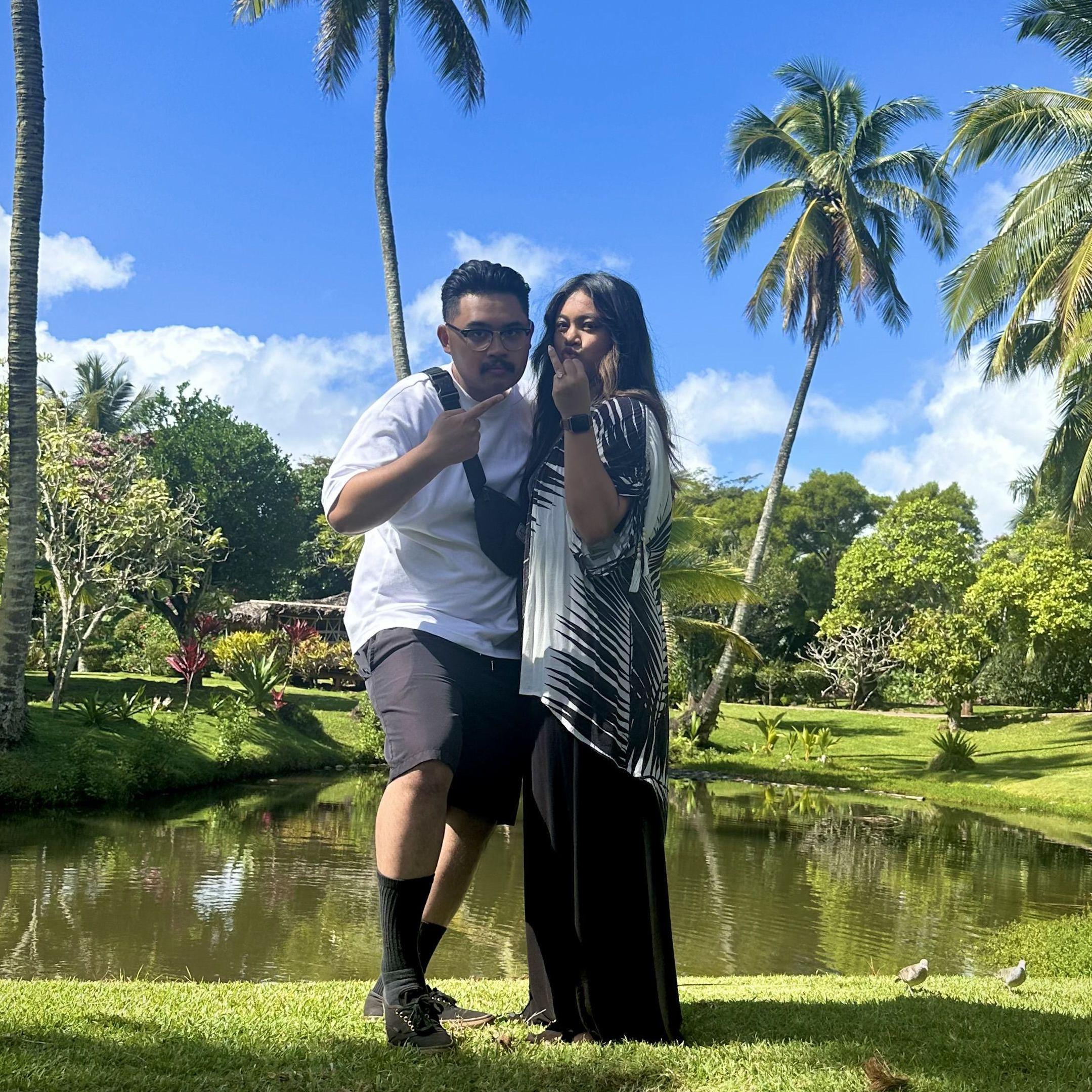 Our engagement at Wailua Fern Grotto, Kaua'i