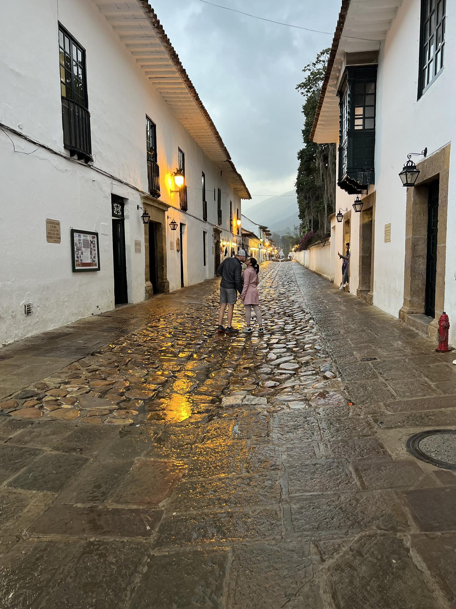 Tommy’s first time in Colombia, we had a great time and a lot of rain