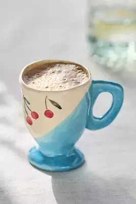 Dolly Stoneware Footed Espresso Cup