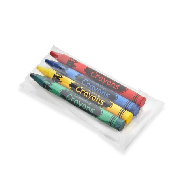 CrayonKing 50 Sets of 4-Packs in Cello (200 total bulk Crayons) Restaurants, Party Favors, Birthdays, School Teachers Kids Coloring Non-Toxic Crayons