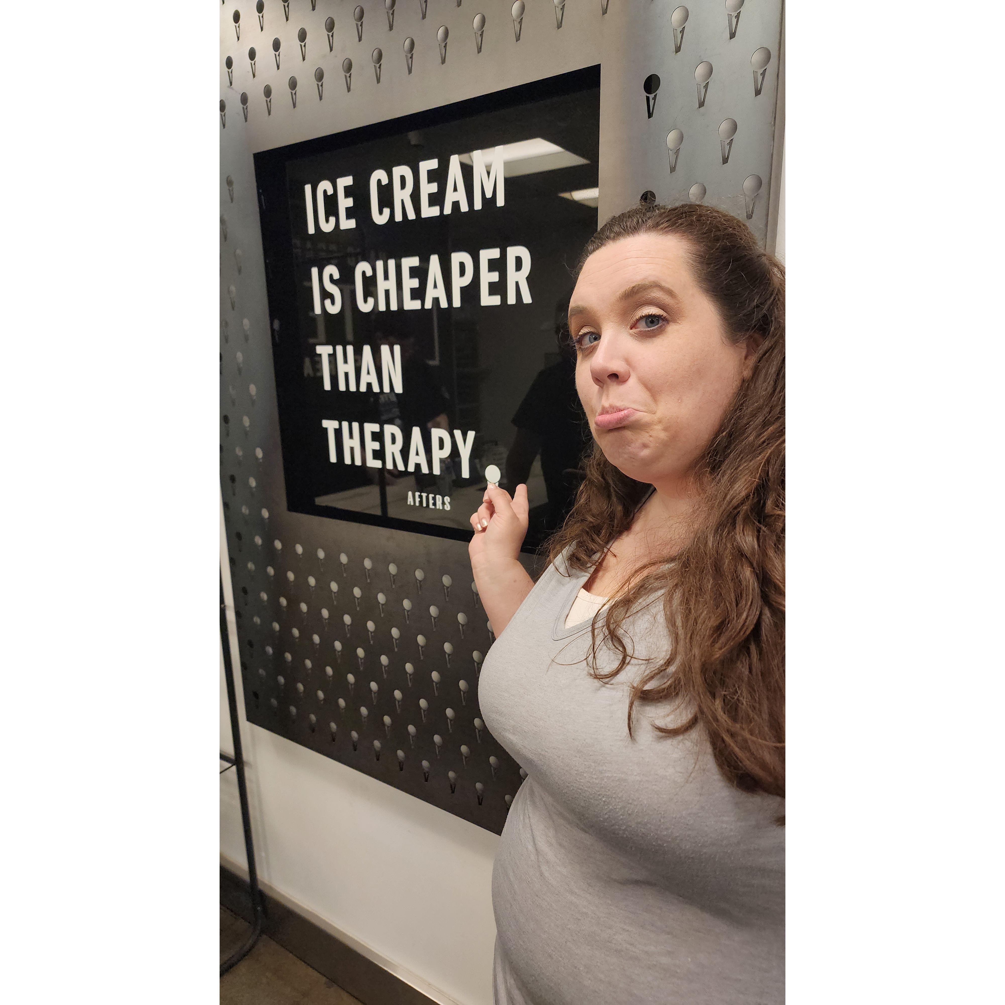 And then ended the night with Ice Cream