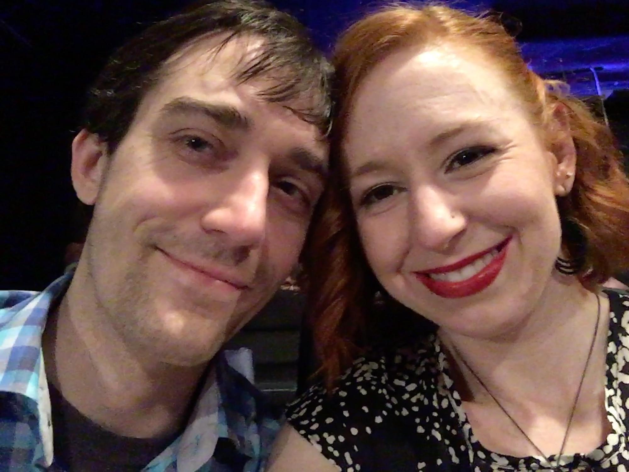 I have no idea what we were doing or where this was, so you'll just have to make do with looking at our beautiful faces in a rare moment where Alex wasn't being ridiculous.
